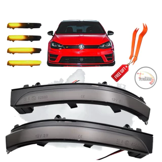 Par Pisca Seta Sequencial Retrovisor para VW gol Saveiro Voyage G5 G6 G7 Polo UP! Fox Spacefox