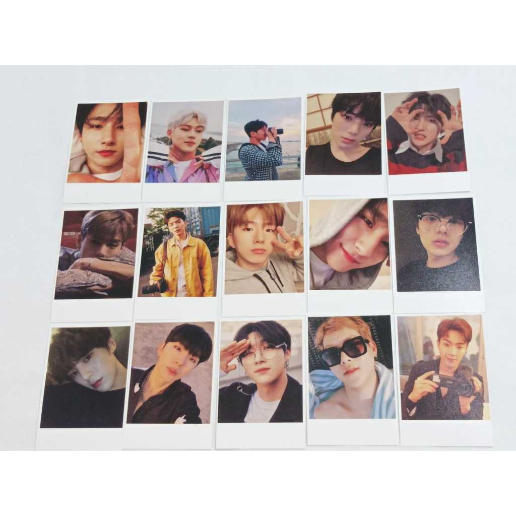 MONSTA X LOTE4 15 PHOTOCARDS KPOP IDOL FOTO CARTÕES COLECIONÁVEIS