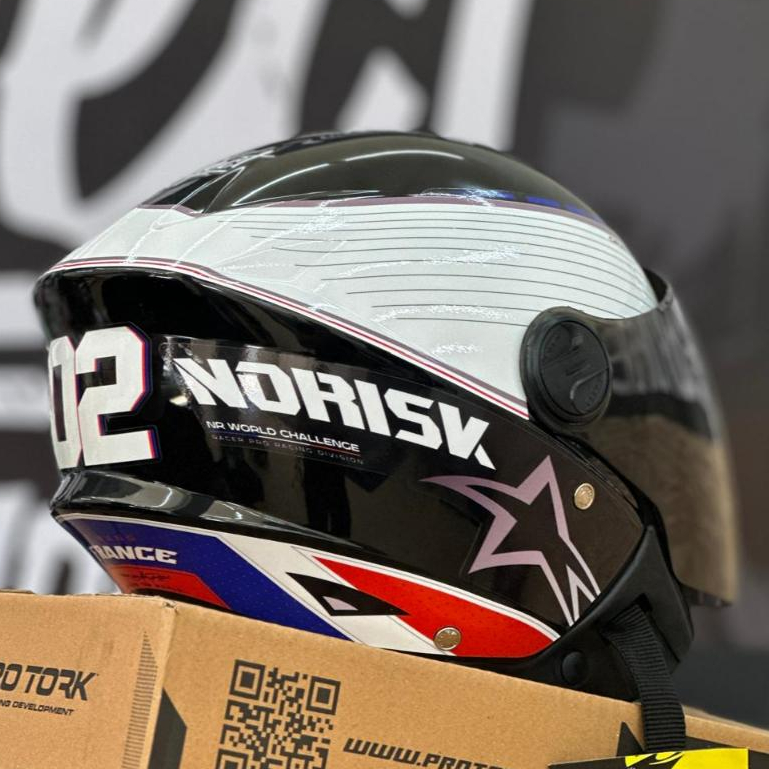 Capacete NEW LIBERTY 3 - Personalizado Norisk GrandPrix - França