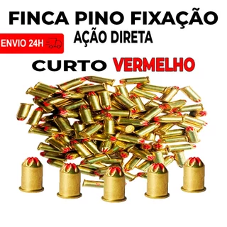 Fincapino Curto C22 Fixação P/Pistola Finca Pinos Ação Direta