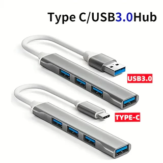 Hub Tipo C USB 3.0 Carregamento Com 4 Portas Adaptador Multi Splitter OTG Para Celular Notebook em Oferta na Shopee