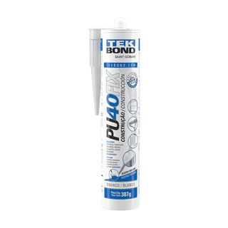 PU40FIX BRANCO, CINZA, PRETO CARTUCHO 387G