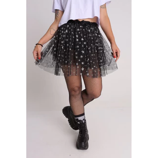 Saia Tule Star Carnaval Festival Rocker