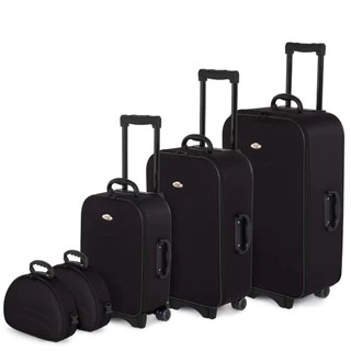 Mala De Viagem Com 3 Peças + 2 Frasqueira De Mão