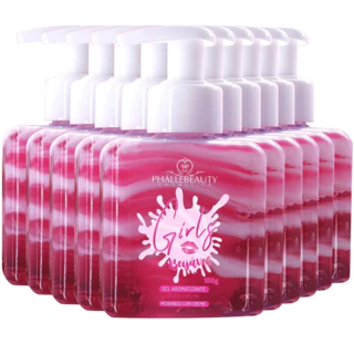 10 Gel Virilha Beijável Girls Aromatizante Morango e Creme Phállebeauty Cosmeticos