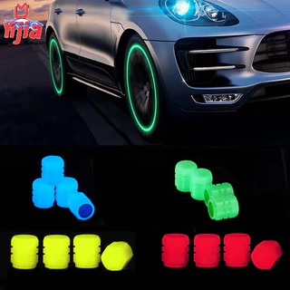Tampas de Válvula de Pneu Efeito Brilho no Escuro (Kit 2 ou 4 Peças) em Plástico ABS em Oferta na Shopee
