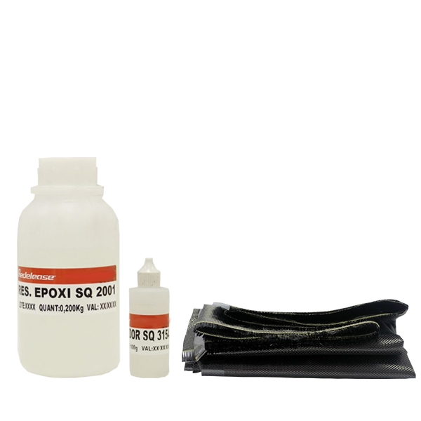 Kit Laminação em Fibra de Carbono Redelease (0,10 M²)