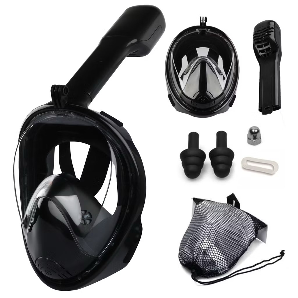 Máscara de Mergulho Full Face com Snorkel | Modelo Profissional com ...