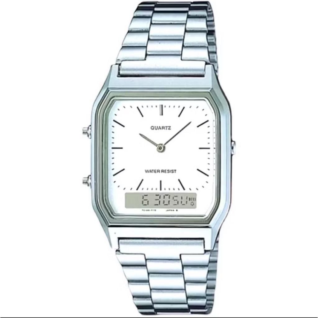 Relógio Feminino Quartzo AQ 2 3 0 Digital Retrô LED Presente para mulher