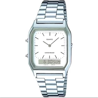Relógio Feminino Quartzo AQ 2 3 0 Digital Retrô LED Presente para mulher
