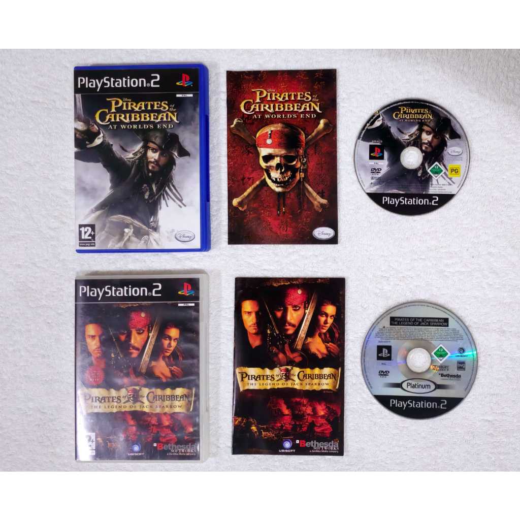 Playstation 2 Pirates The Caribbean At Worlds End & Pirates Legend