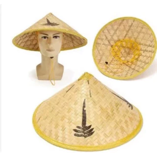 chapéu vietnamita japonês chinês de bambu Ane closplay