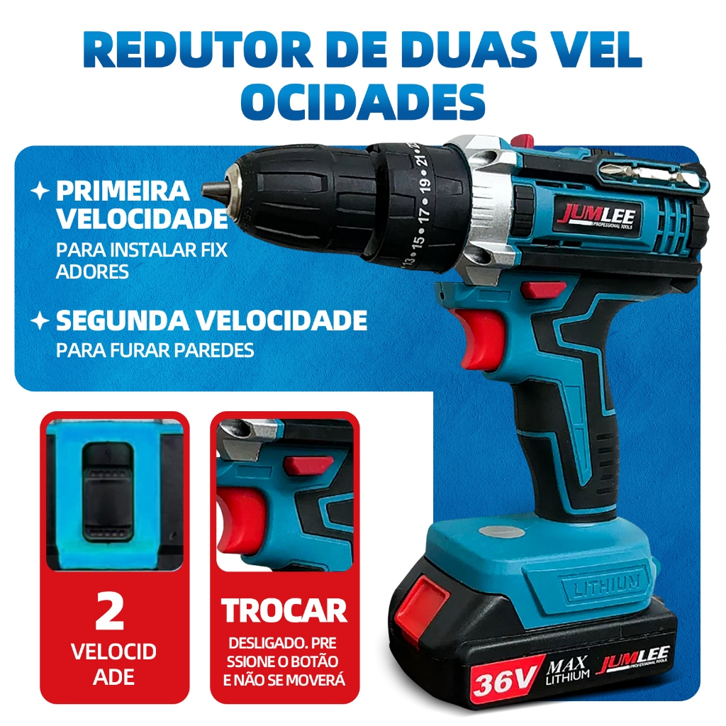 emi Furadeira Parafusadeira 3/8
