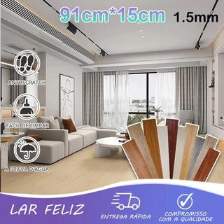 36 PCS Piso Vinílico 5㎡Autocolante Adesivo Madeira Régua Lavável-Várias cores para escolher