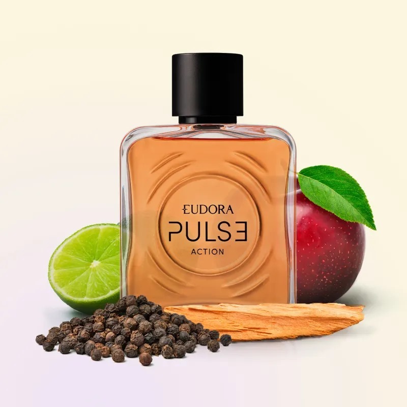 Eudora - Pulse Action - Colônia Masculina - 100ml | Shopee Brasil
