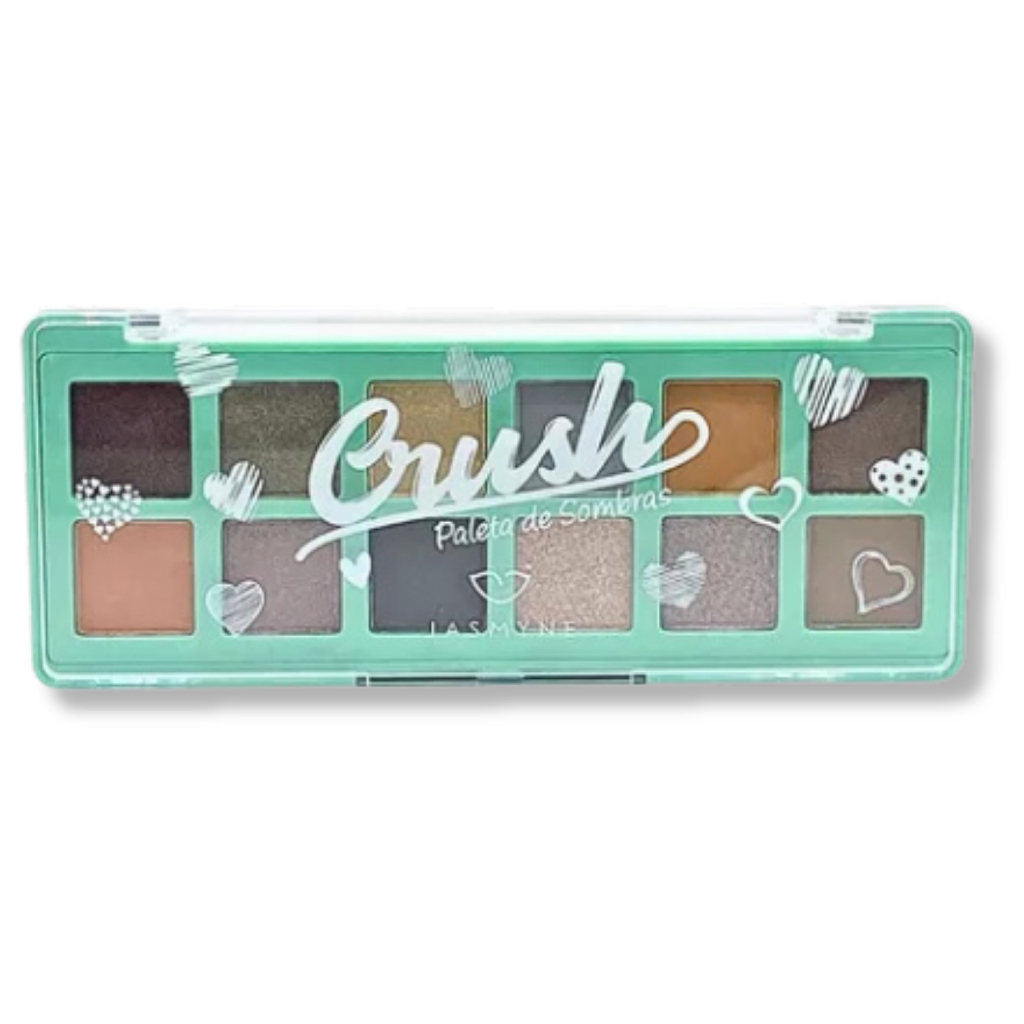Paleta Sombra Kit Maquiagem Jasmine Crush Com 12 Cores JS01091