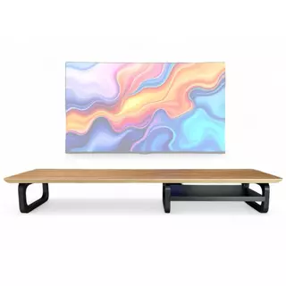 Suporte Monitor Stand 85x22cm Prateleira PC Gamer