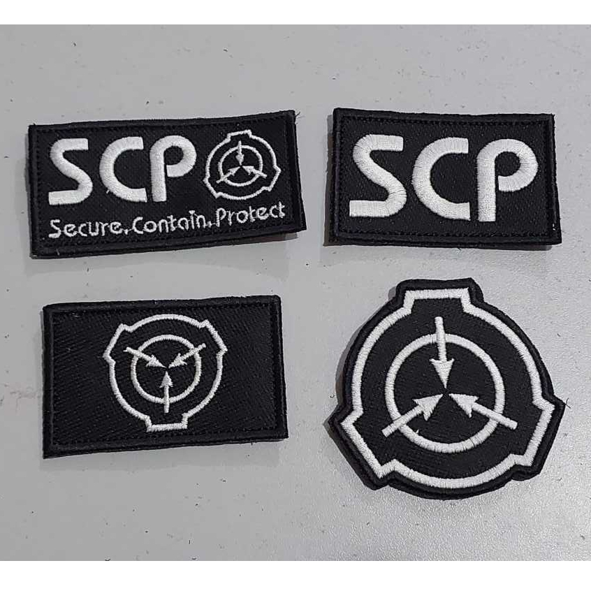 Kit patches SCP bordado cosplay | Shopee Brasil