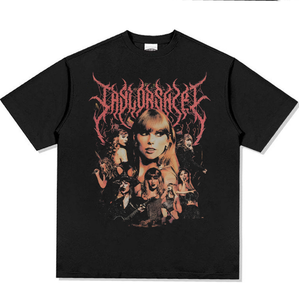 Camiseta T-shirt Unissex Algodão Taylor Swift Darkness Gotic