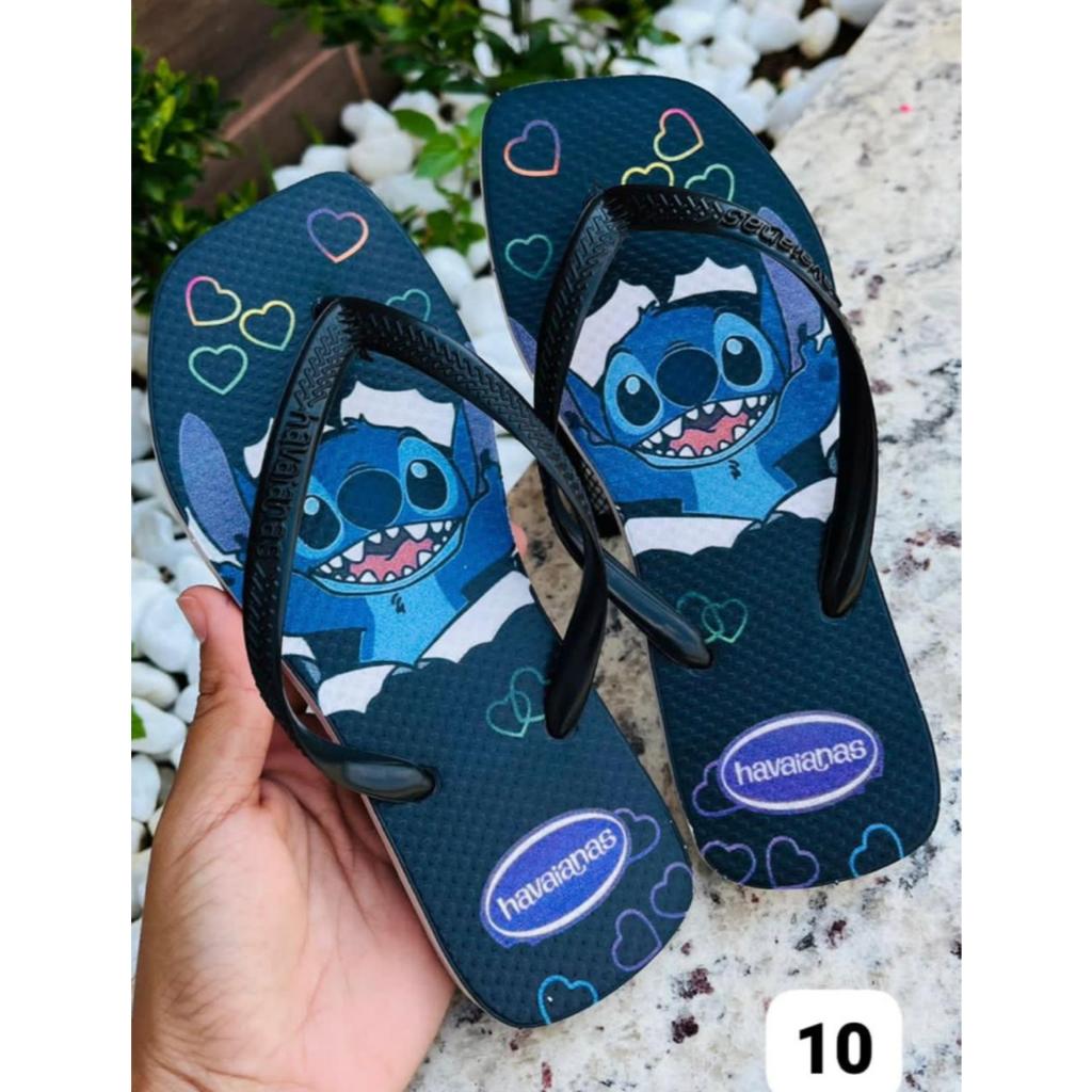 Chinelo Sandália Feminino Stitch-Adulto | Shopee Brasil