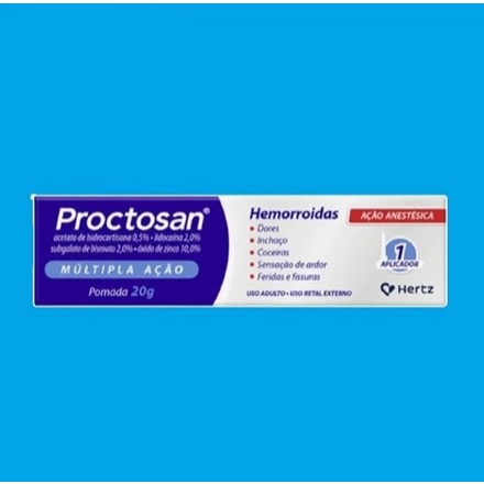 Pomada Para Tratamento De Hemorróidas Proctosan 20g - Hertz | Shopee Brasil