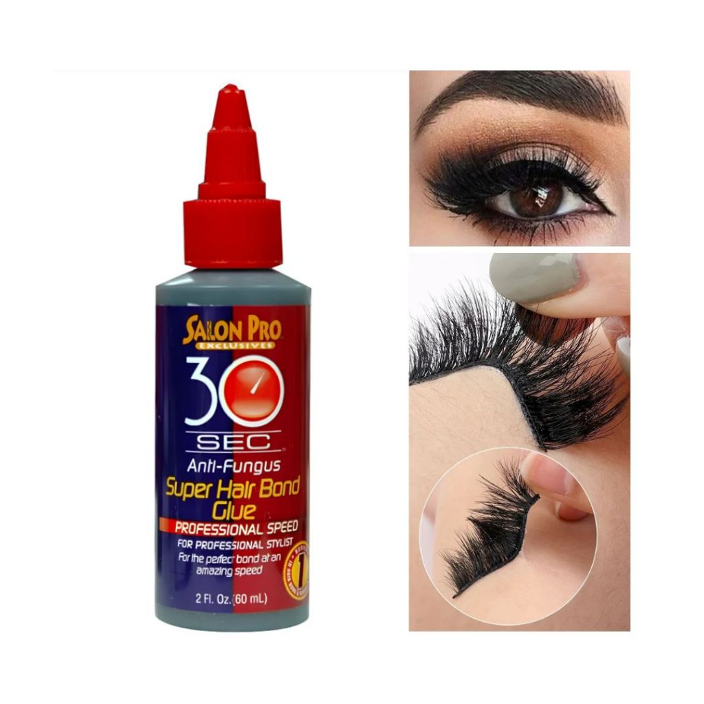 Cola para Extensão de Cílios 30 Sec Rápido Salon Pro 30ml | Shopee Brasil