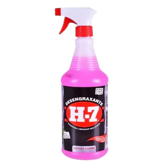 Desengraxante H-7 - 1 Litro - Limpeza Pesada H7 Original Spray Gatilho
