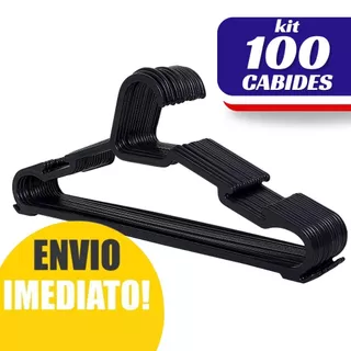 Kit 30 a 100 cabide adulto cabides reforçado para roupas cruzeta 100 unidades em Oferta na Shopee