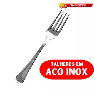 Kit 40 60 ou 100 Garfo de Mesa em Aço Inox Perfeito para Refeições Em Seu Restaurante Cozinhas e Bares