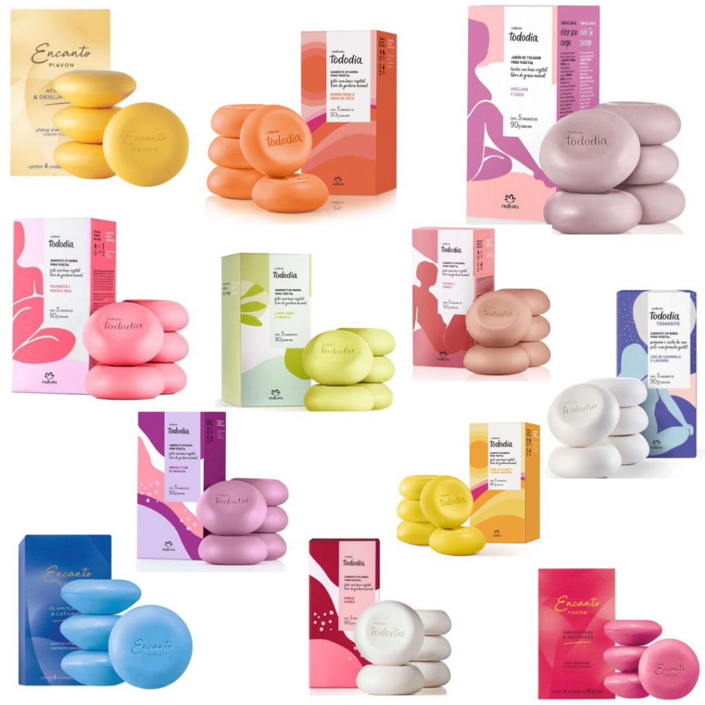 NATURA AVON Sabonete Tododia Caixa de Sabonetes - Escolha Entre