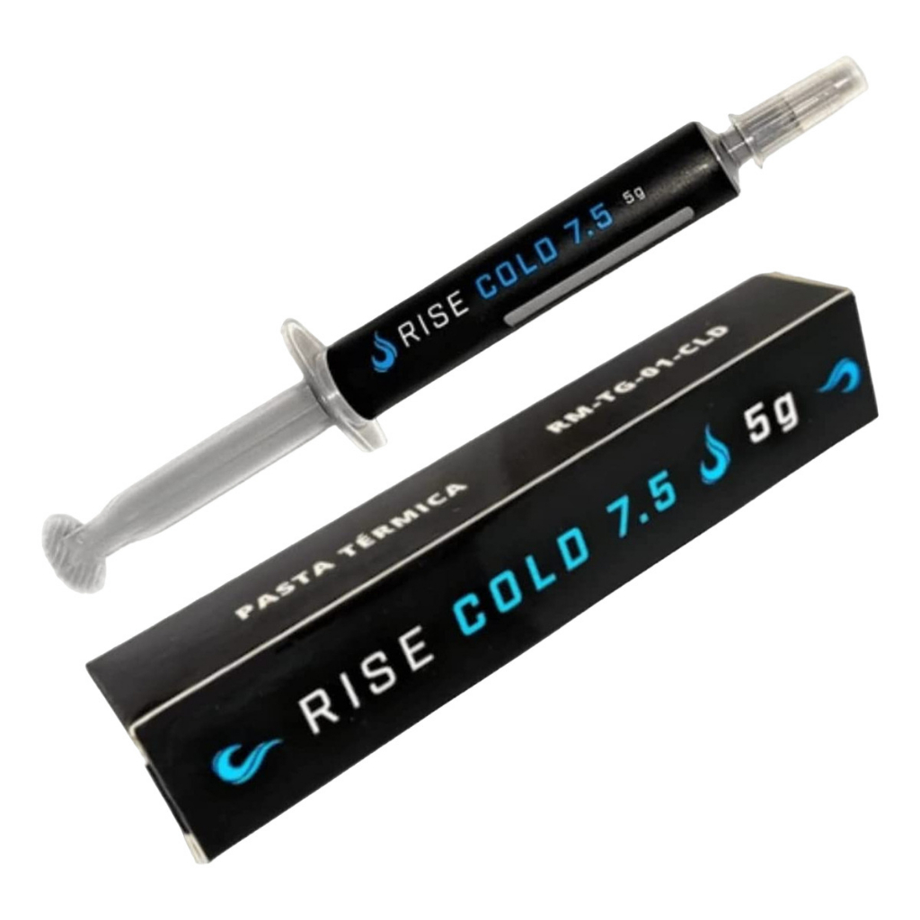 Pasta Térmica Rise Mode Silver Cold 7,5 W/mk 5g | Shopee Brasil