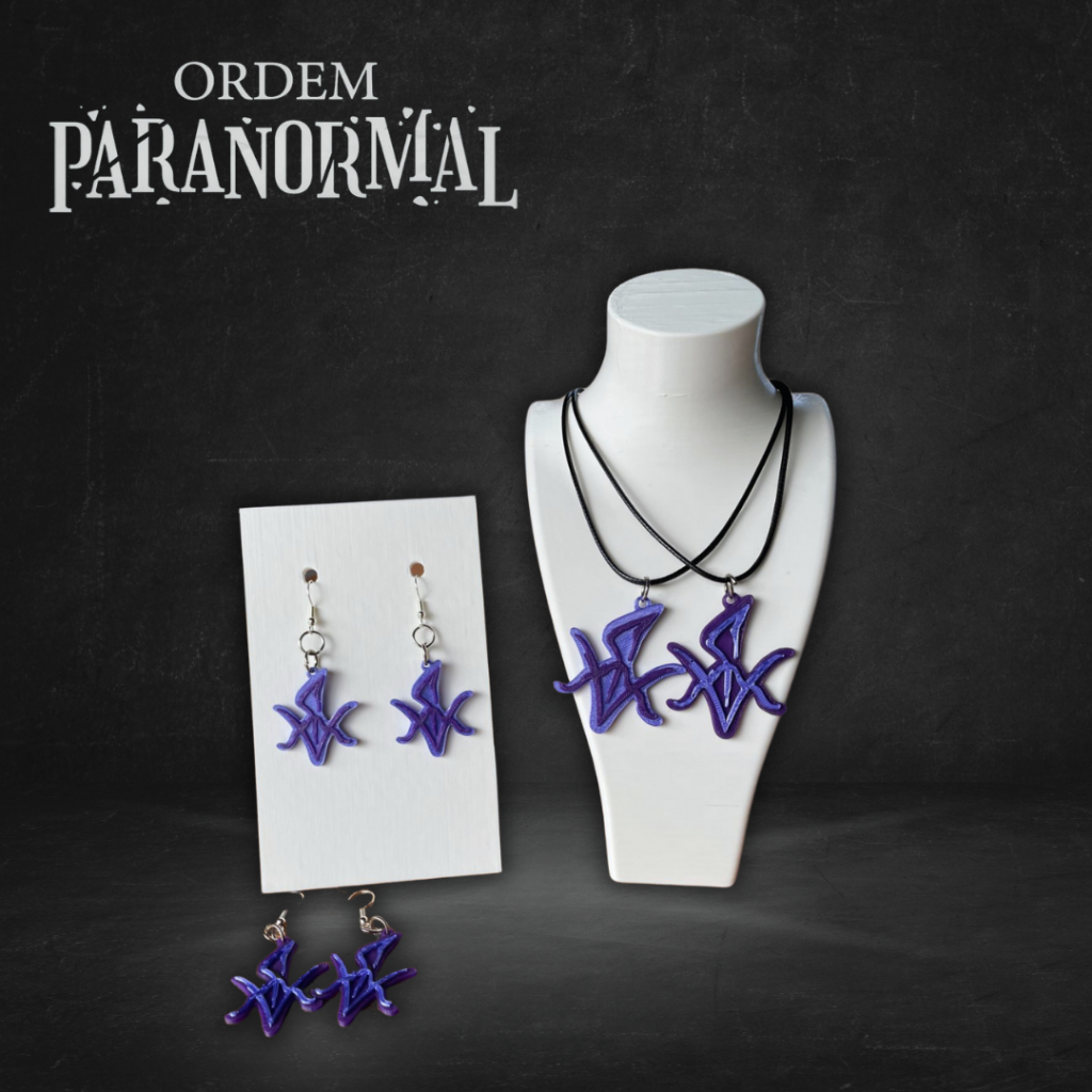 Colar Elemento Energia Ordem Paranormal em impressão 3D.