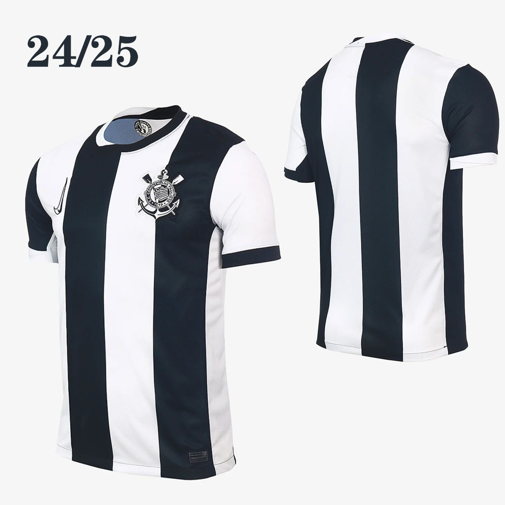 Camiseta do Corinthians Listrada 2024 Masculina | Shopee Brasil