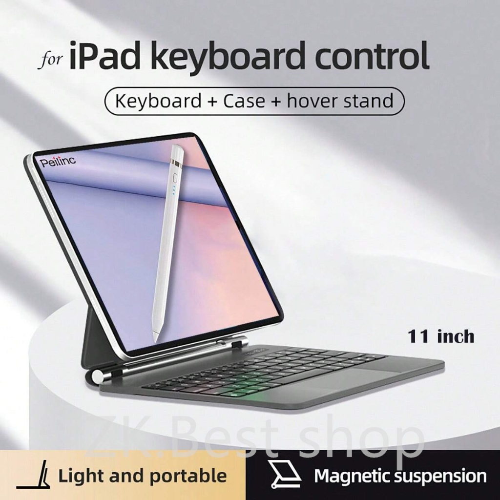 Teclado Mágico para iPad Pro 11 polegadas M4 M5 2024-2025 Caso
