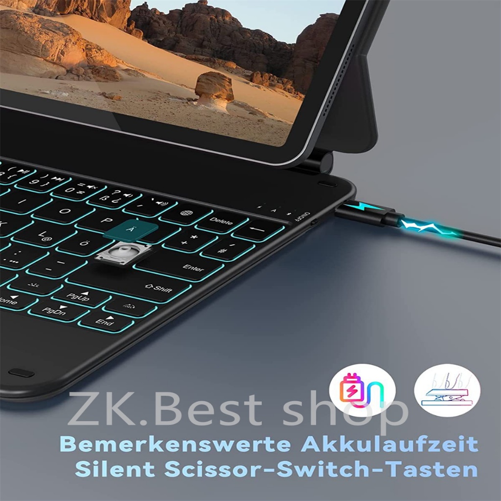 Teclado Mágico para iPad Pro 11 polegadas M4 M5 2024-2025 Caso