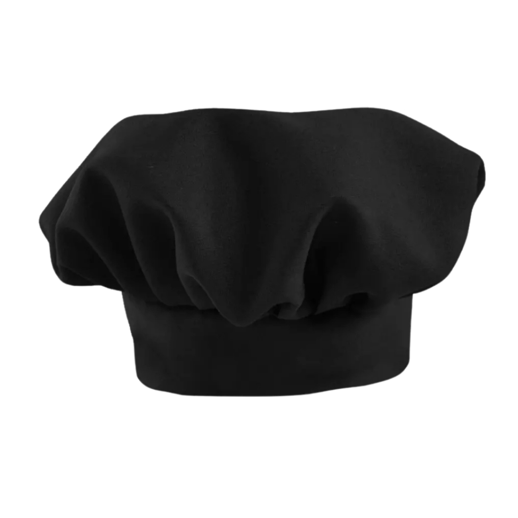 TOUCA CHEF COZINHEIRO(A) EM OXFORD PRETO OU BRANCO. RESTAURA