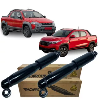 Par Amortecedor Traseiro Monroe Fiat Strada 1.4 2008 2020 em Oferta na Shopee