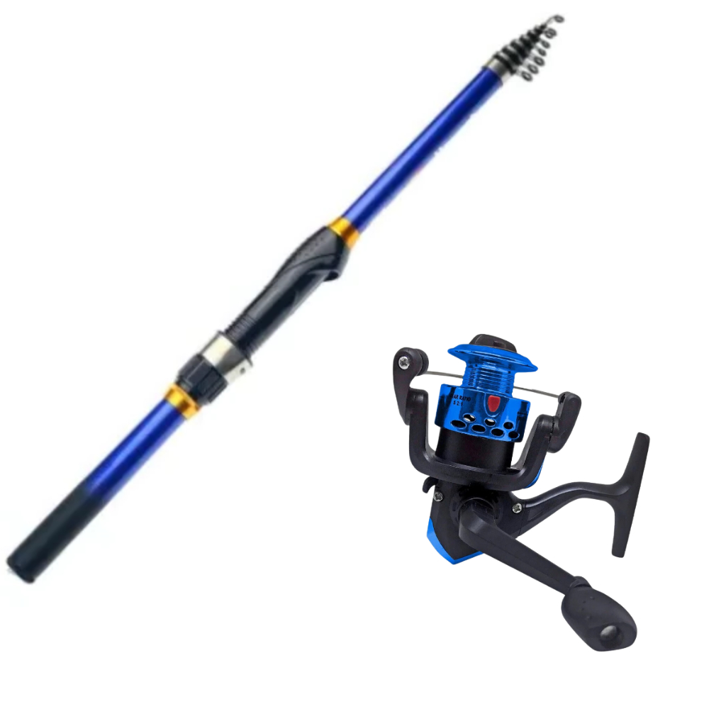 Kit De Pesca Iniciante Vara Cmik Ultra Light 1,8m + Molinete Cmik Ht200 ...