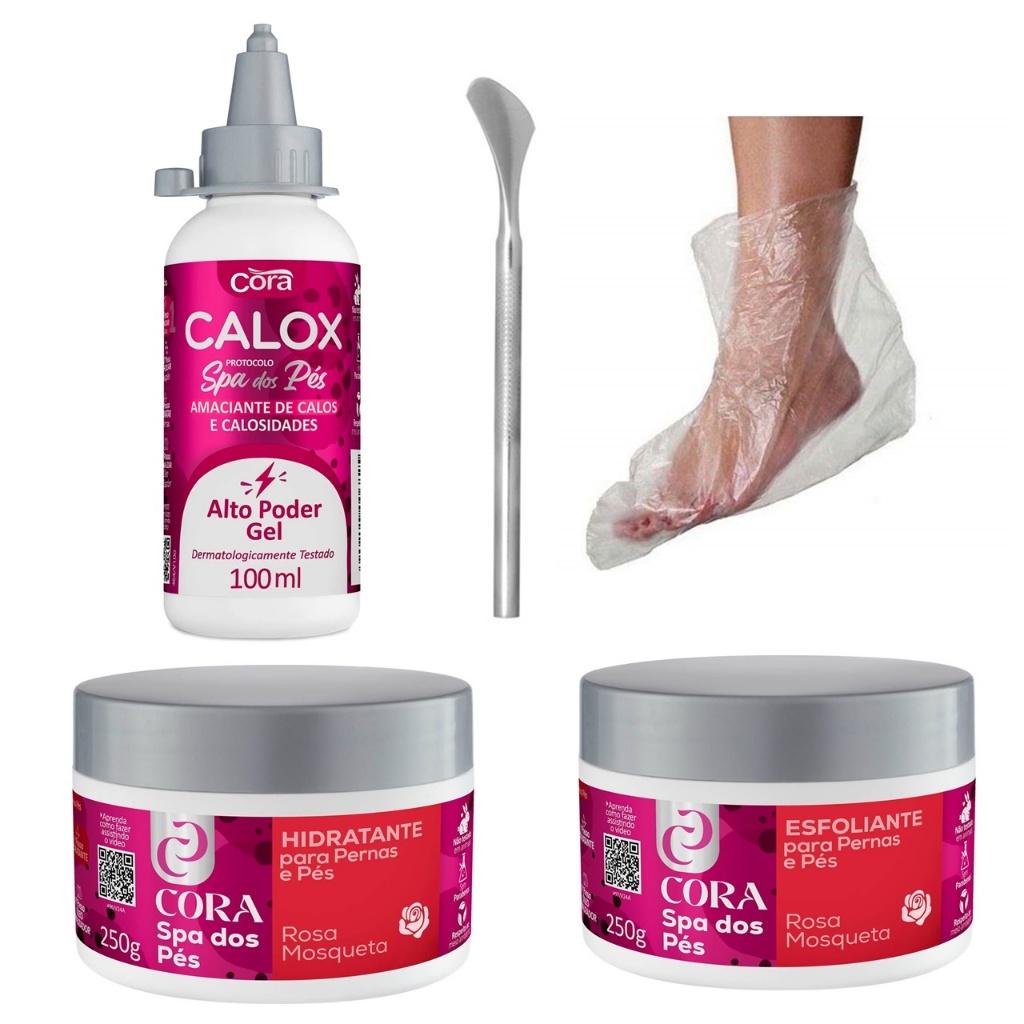 Kit Completo Calox Gel + Lixapéx e Pémax Rosa Mosqueta + 222 + 20 Botas ...
