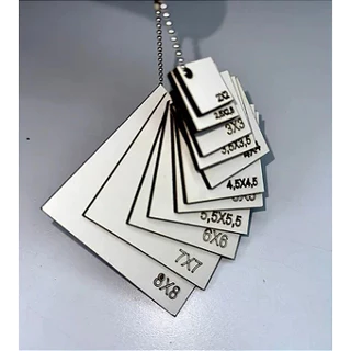 Kit  Régua MDF - Caixinha de Leite 4 (11 tamanhos) em Oferta na Shopee