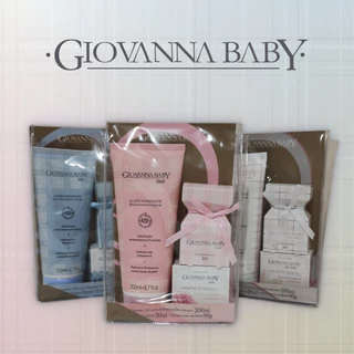 KIT GIOVANNA BABY COLONIA, HIDRATANTE E SABONETE VEGETAL em Oferta na Shopee