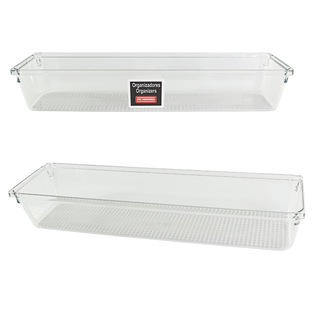 Organizador de Gavetas Transparente 30x8 | Shopee Brasil