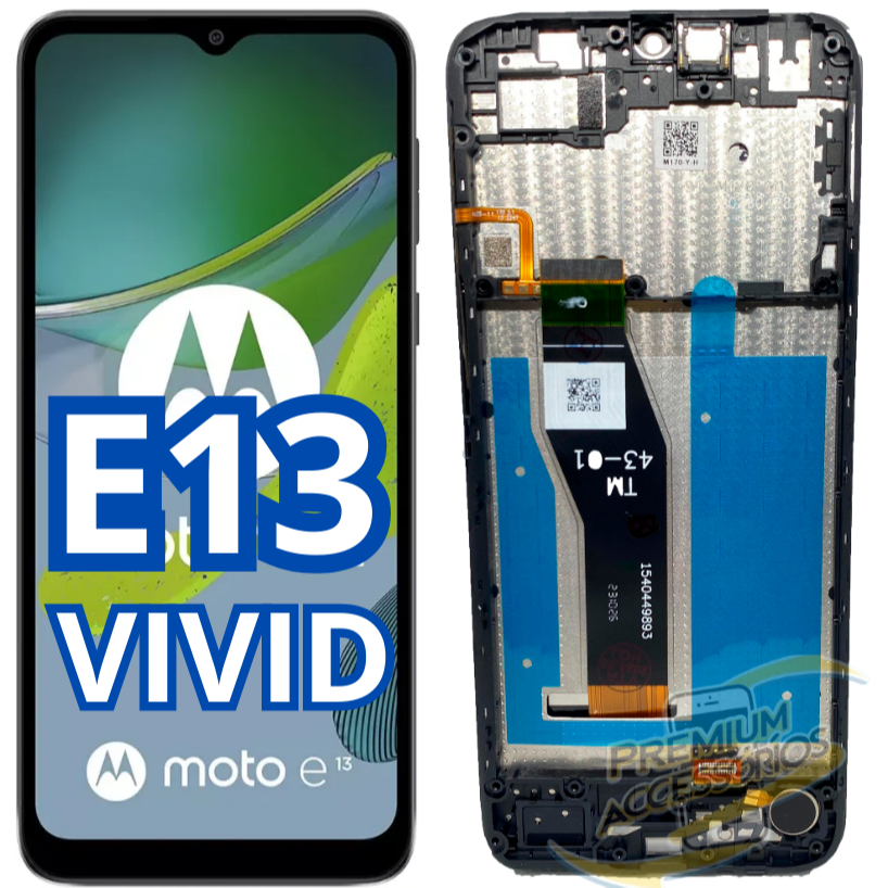 Tela Touch Frontal Display VIVID Compatível E13 QUALIDADE PREMIUM
