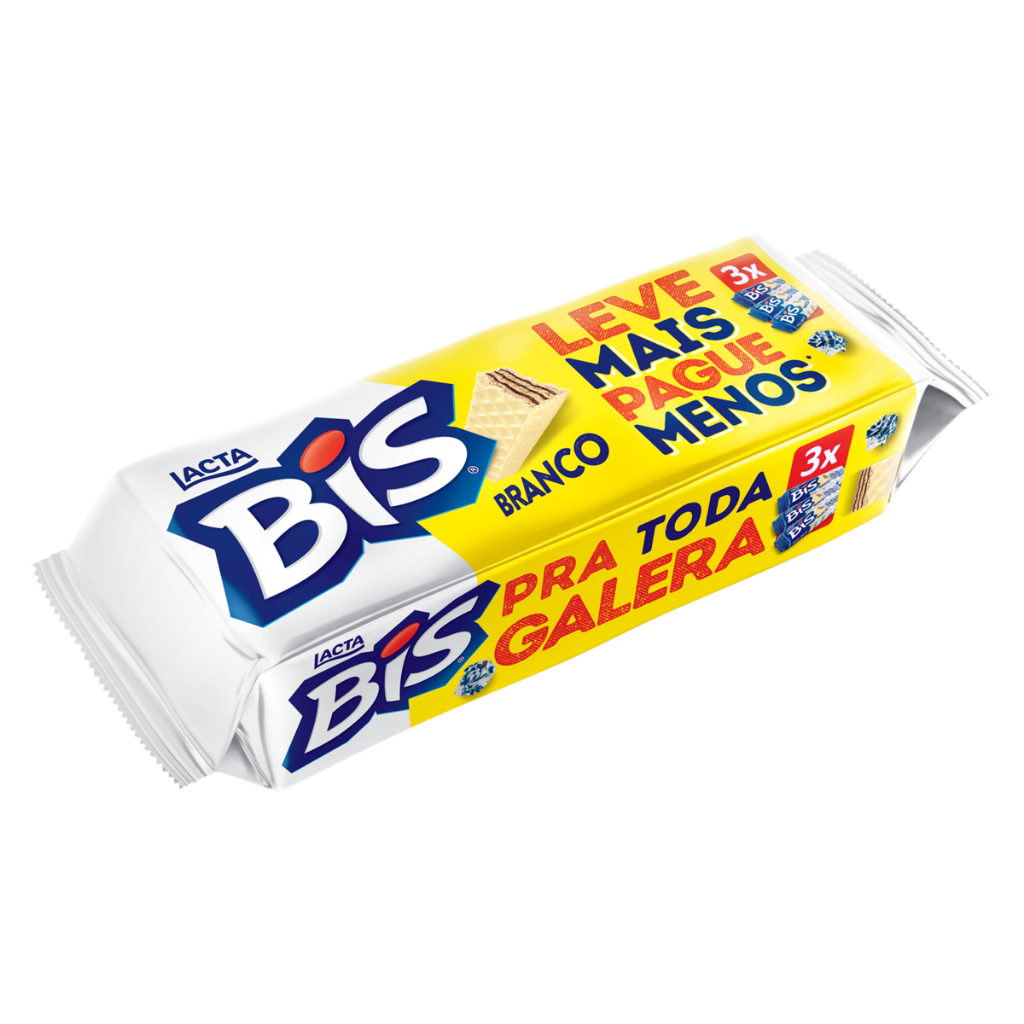 Bis Branco - Kit Com 3 Unidades De 100,8g