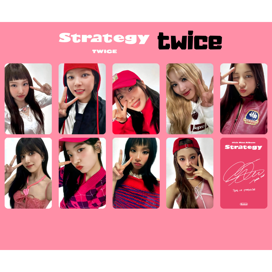 KPOP TWICE STRATEGY - Fanmdade - Mina - Nayeon - Jeongyeon - Sana