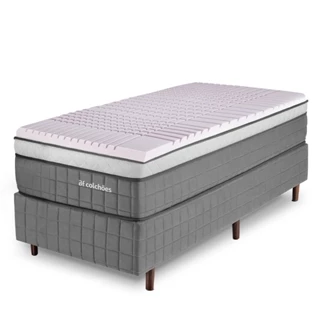 Pillow Top Solteiro Anatomic High Resilience Espuma Premium BF Colchões