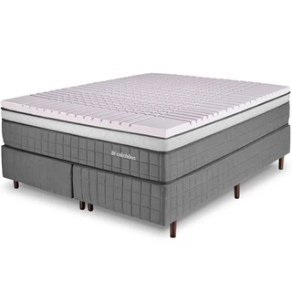 Pillow Top Queen Anatomic High Resilience Espuma Premium BF Colchões