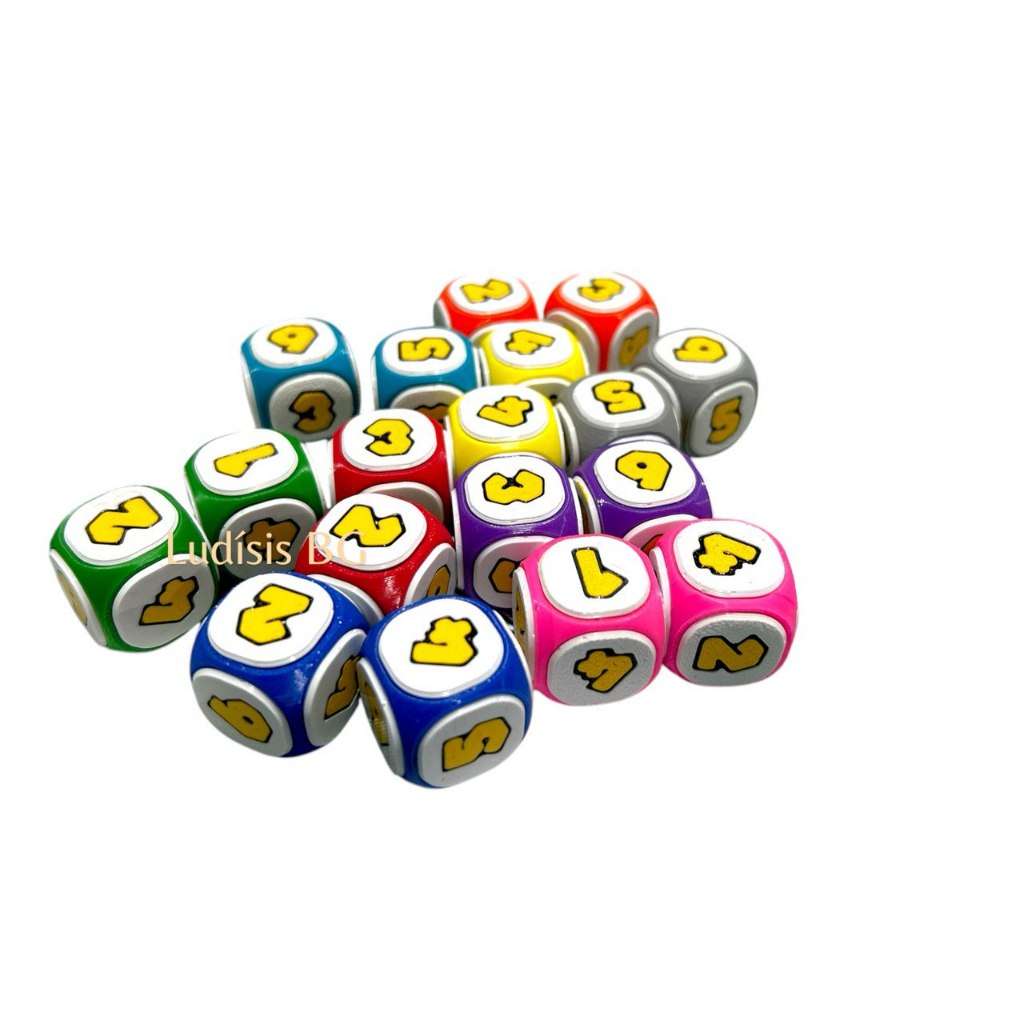 Dados Mario Party - Super Mario - Dice Party