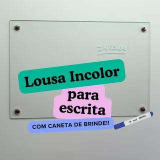 Lousa de vidro incolor para escrita quadro transparente
