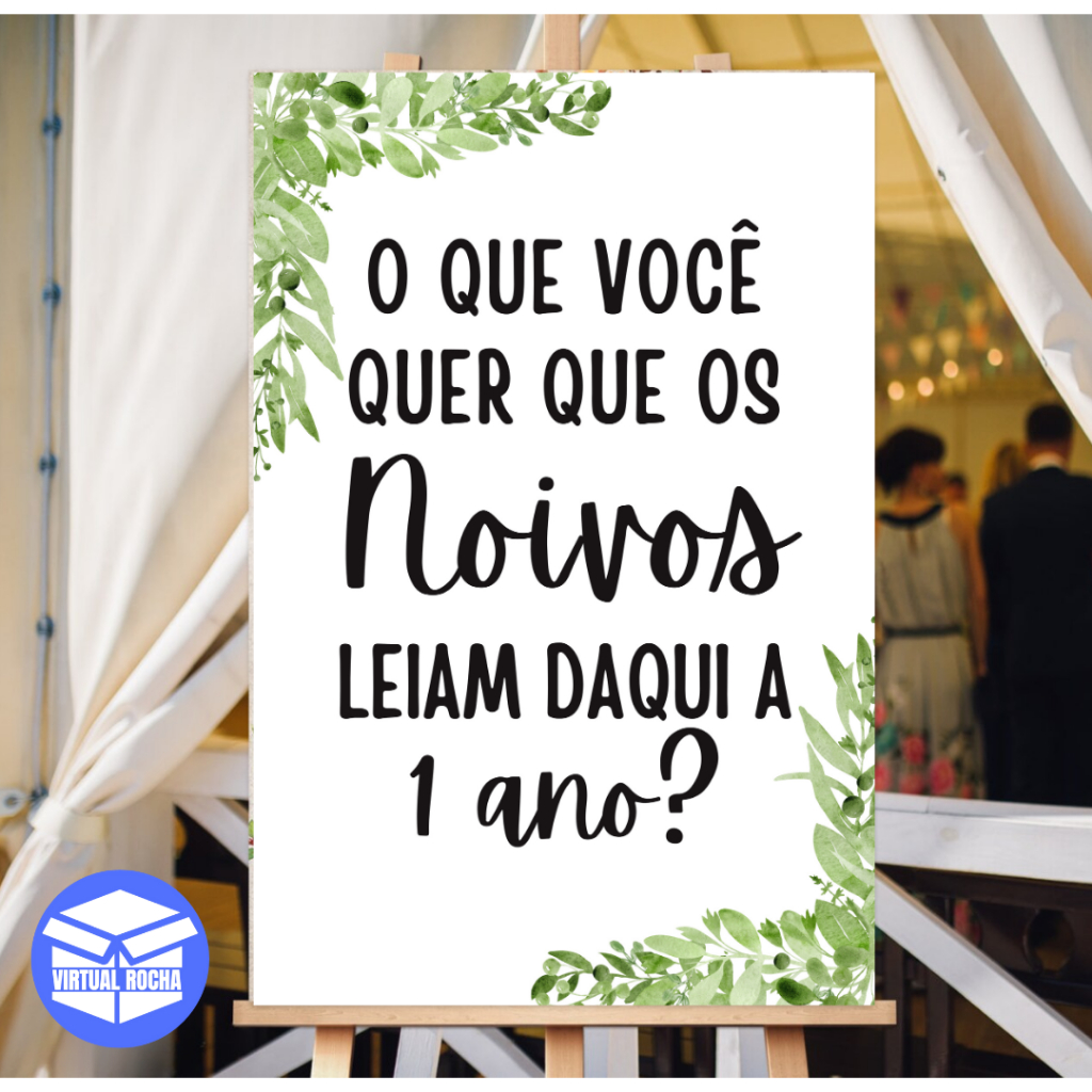 Plaquinha Para Casamento Recado Para Os Noivos